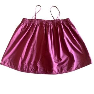Banana Republic burgundy XL top 100% Cotton